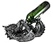 DWK Animal Decorative Table Top Wine Bottle Holder | Home Bar Decor | Wine Accessories for a Wine Bar | Kitchen Organization | Great Gifts for Her (Black Dragon)