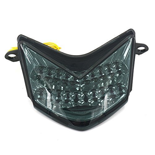 JFG RACING LED Rear Brake Turn Signal Tail Light Taillight For KAWASAKI ZX6R ZX6RR 2005 2006 ZX10R 2006 2007 Z750S 05-06