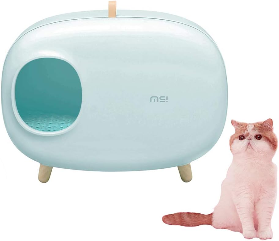 UniqueFit Caja de Arena para Gatos, diseño Cerrado Caja de ...