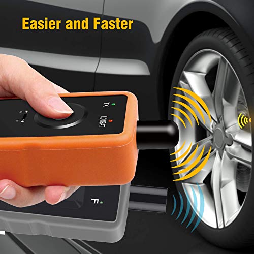 PVOTAWP TPMS Relearn Tool for GM Auto Tire Pressure Monitor Sensor, TPMS System Programming Training Tool, Tire Pressure Scan Monitor Sensor Activation Reset Tool for Most Vehicles (Orange
