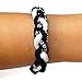 Phiten Titanium Tornado Bracelets Japanese Design Black, White Medium