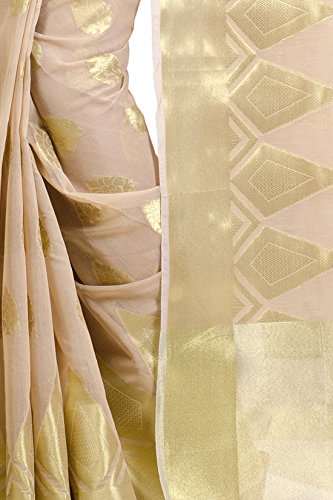 Chandrakala Women's Cotton Silk Banarasi Saree with Unstitched Blousepiece - Image 14