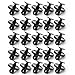PartsSquare 25Pcs Car Retainer Clips Nylon Bumper Fender Clip Retainer Auto Body Push Type Plastic Rivet Clamps Replacement for 90467-10183