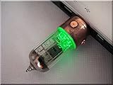 Handmade 16GB GREEN Pentode Radio Tube USB Flash Drive. Steampunk/Industrial style ####### (Tags: Stick Thumb Pen Key Drive Storage Memory Disk. Metal Handwork Handcraft Exclusive Unique Best Cool Great Retro Vintage Gadget Device. Idea for Christmas