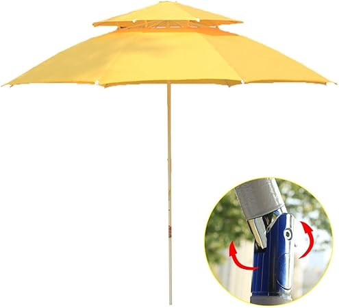 Zxl O2 3m Tilting Garden Parasol Umbrella Double Tier Canopy Cantilever Banana Parasol Garden Patio With Tilting Crank Handle For Outdoor Gardens Balcony Patio Sun Shade Yellow Amazon Co Uk Kitchen Home
