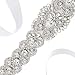 Crystal Sashes for Wedding Bridal Belt Braided Rhinestone Sash