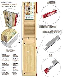 Closet Door, Bi-fold, Louver Louver Plantation