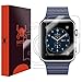 Skinomi Full Body Skin Protector Compatible with Apple Watch Series 1 (42mm)(Screen Protector + Back Cover) TechSkin Full Coverage Clear HD Film