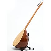 Long Neck Turkish Saz Mahogany wood with Pickup, handmade traditional instrument