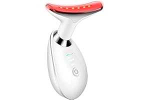 VGY 7 Color Face and Neck Massager Tool, Micro-Current Facial Beauty Device for Women, Red Light Therapy for Face