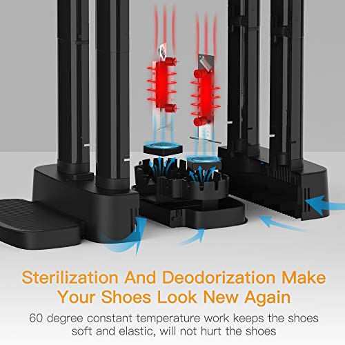 Teletrogy Electric Shoe And Boot Dryer With Timer and Heat blower