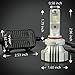JDM ASTAR F2 9005 Up to 30% More Vision White LED Headlight Bulbs with Adjustable Light Angel Not Blinding On Coming Driver