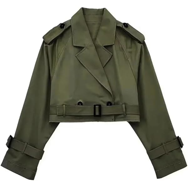 Amazon.com: Women's Casual Notched Lapel Double Breasted