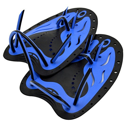 Professional Swimming Paddles Training Adjustable Silicone Hand Webbed Gloves Padel Fins Flippers For Men Women Kids Learn Gear by Yooan - Thumbnail 4