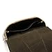 Coffee Universal Matte Premium Genuine Leather Multi-function Belt Loop Case Holster Carrying Bag Pouch Two Pockets Inside With Metal Buckle Out Size 17.5x10.5x2.5 CM