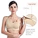 Romere 3PACK Womens Nursing Bra Bralette for Maternity and Breastfeeding Seamless Wireless Breathable Sleep, Large, Black/Beige/Pink/Gray/Purplebean