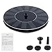 Solar Fountain Pump for Bird Bath,Small Water Fountain Pump, SOONHUA Floating Outdoor Solar Powered Panel Kit for Garden,Pool,Pond,Patio Decoration&Watering,Free Standing, 1.4W