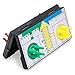 Yellow Mountain Imports Ludo Magnetic Folding Pocket-Size Travel Board Game Set - 6.5 Inches