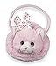 Bearington Meow Meow Carrysome, Girls Plush Pink Kitty Stuffed Animal Purse, Handbag 7 inches