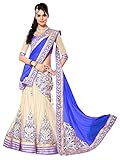 Shopaholic Women's Net Designer Lehenga Choli Free Size Multi