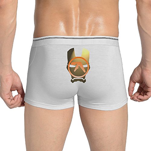 FANMY Men's Iron Electronic Twin Boxer Brief White