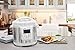Elite Platinum 8 Quart 14-in-1 Multi-Use Programmable Pressure Cooker, Slow Cooker, Rice Cooker, Sauté, and Warmer - White