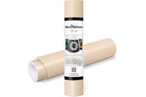 TECKWRAP Permanent Adhesive Vinyl 12" x 10ft, Matte Beige