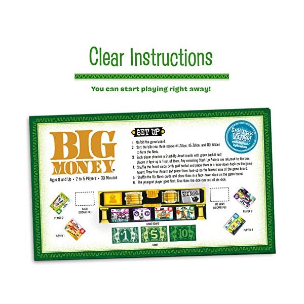 Ravensburger Big Money Family Board Game for Kids Age 8 Years and Up - Risky Rolls and Fabulous Fortunes!