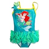 Disney Store Princess The Little Mermaid Ariel Girl One Piece Deluxe Swimsuit