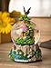 Kittens and Butterfly 100MM Resin Stone 3D Musical Water Globe Plays Tune Memory