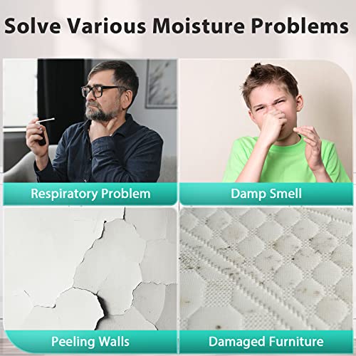 FREE VILLAGE Dehumidifier, 45 Pints Dehumidifier for Home Up to 3500 Sq. Ft, with 3.3ft Drain Hose, Auto Drainage, Auto Shut Off, 24 Hr Timer, Washable Filter, Dehumidifiers for Basement, Bathroom