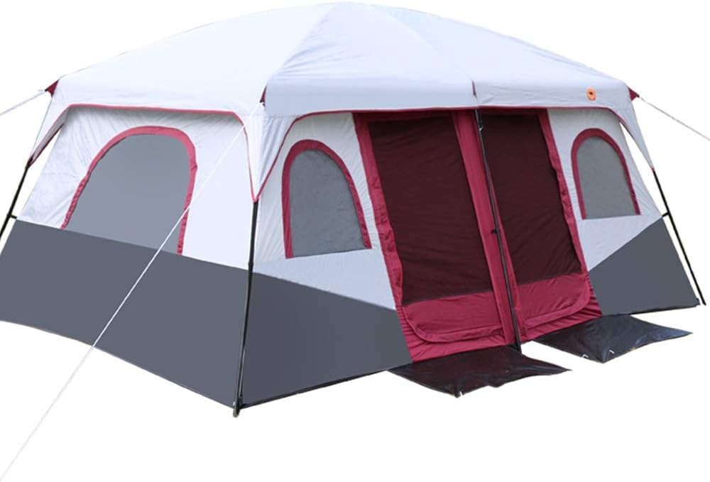 tent with bedrooms