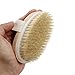Dry Brushing Body Brush, Natural Bristle Dry Skin Exfoliating Brush Body Scrub for Beautiful Skin, Cellulite Treatment, Lymphatic Drainage, Soften Skin, Blood Circulation Improvement, Medium Strength