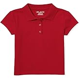 The Children's Place Girls Short Sleeve Soft Jersey Knit Polo