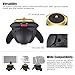 Andoer Mini Electric Panorama Head 360° Rotation Time Lapse Tripod Head for Selfie Stick Smartphones for GoPro Action Camera Pocket Camera Micro SLR Camera