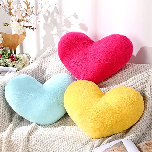 Heart Shaped Plush Throw Pillow