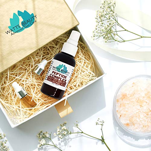 Watts Beauty Peptide Anti Aging Face Serum Hyaluronic Acid And Collagen Boosting Daily Face Care Polypeptide Complex With L Arginine Firms Wrinkles And Boosts Collagen In 2 Oz Pump Bottle Pricepulse
