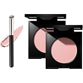 Cekomady Luminance Under Eye Brightener, Under Eye Brightener, Dark Circle Concealer, Moisturizing Waterproof Foundation (PINK-2PCS)