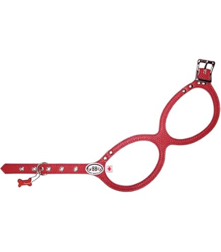 Amazon.com : Buddy Belts Harness Pebble Grain Red - Premium
