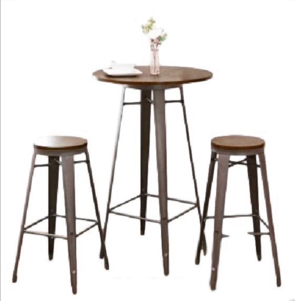 Amazoncom ATS 42 Bistro Table Set 3pc Pub Bar Cafe Indoor Counter