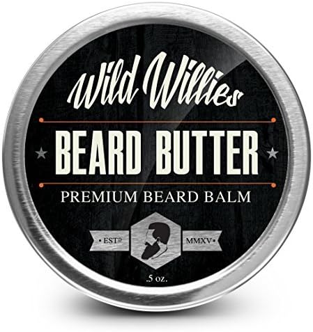 Wild Willie's Beard Balm-Leave In Conditioner Beard Butter, Made with 13 Natural Locally Sourced Ingredients That Condition and Style Your Beard or Mustache At the Same Time. Hand made in the USA 5oz by The Manskape Co