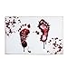 YJ.GWL Halloween Blood Doormat Welcome Door Mat Rug Indoor/Outdoor Mats Decoration Rug for Home/Bedroom(White)