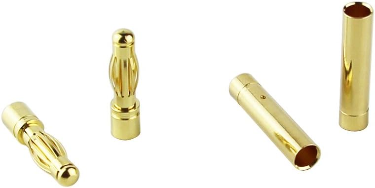 OliYin 30 works 4mm Gold Plated Male & Female Bullet Banana Plug Connector for ESC Battery (30 Male + 30 Female) - Image 5