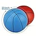 MICROFIRE Pool Basketball Replacement 8 inch Inflatable Ball Set Swimming Pool Water Kids Toy Indoor Outdoor Soft Durable with Pump for Toddler Adults (2 Balls and 1 Pump) (8