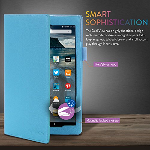 5 Amazon+rooCASE+Leather+Lightweight+Folding