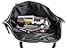 ETTP Insert Bag Organizer, Bag in Bag for Handbag Purse Organizer (13 Pockets, Black/White)