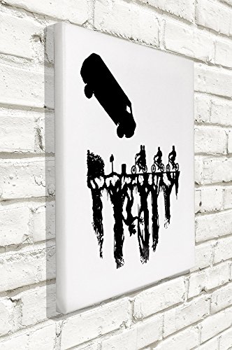 Original Art Inspired by STRANGER THINGS - Wall Canvas Print