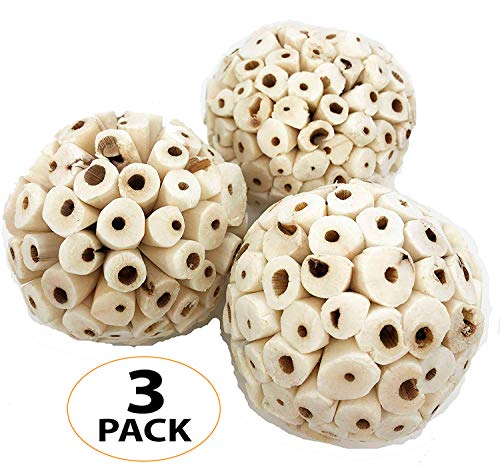 Bonka Bird Toys 1214 Pk3 Sola Atta Balls Foot Talon Bird Toy