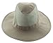 JFH GROUP Wide Brim Outdoor Safari Summer Mesh Crown Hat with Neck Flap (Khaki FBN, XL)