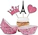 Fun Express Perfectly Paris Baking Cups With Picks - 100 Pieces